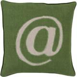 Brayden Studio® Kees Linen Text 100% Linen Throw Pillow Cover in Green | 18 H x 18 W in | Wayfair FF0FD2662A2F486689EFED762A8025A9