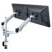 Mount-It Expandable 2 Monitor Computer Desk Mount Spring Arm Quick Release Fits 13" to 27" Screens in Gray | 22 H x 12 W in | Wayfair MI-45116
