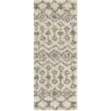 Gray 60 x 1.5 in Area Rug - RugPal Contemporary Modon Runner Rug Ivory- Color Polypropylene | 60 H x 1.5 D in | Wayfair 1963307