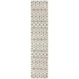 Gray 144 x 1.5 in Area Rug - RugPal Contemporary Modon Runner Rug Ivory- Color Polypropylene | 144 H x 1.5 D in | Wayfair 1963312