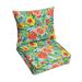 Bayou Breeze Outdoor/Indoor Seat/Back Cushion Polyester in Gray/Yellow | 5 H x 23 W x 22.5 D in | Wayfair 8AC349532FD845CABC0286E844AD1FAA
