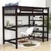 Egla Loft Bed by Harriet Bee in White | 68 H x 42 W x 78 D in | Wayfair 21217018FDA04DD69FC985D8FB49CC59