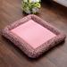 Tucker Murphy Pet™ Boldman Super Comfortable Dog Mat Cotton in Pink | 5 H x 17.7 W x 13 D in | Wayfair EE8B119263664CB7BF2348A911D852FE