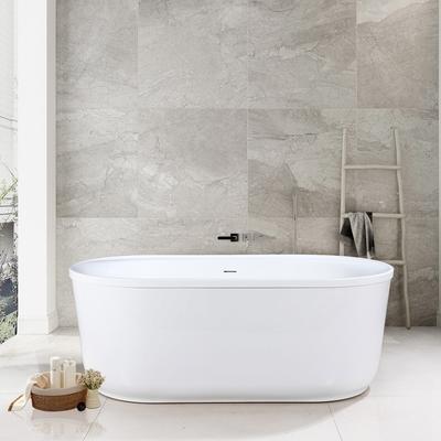 Randolph Morris Stewart 66 Inch Acrylic Double Ended Freestanding Tub RMBP103-66-RG