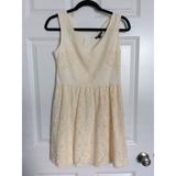 American Eagle Outfitters Dresses | American Eagle Outfitter, Size 6, Ivory Lace Dress. Fully Lined | Color: Cream/White | Size: 6