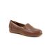 Wide Width Women's Deanna Loafer by Trotters in Saddle (Size 7 W)