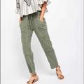 Free People Pants & Jumpsuits | Free People Feeling Good Utility Pull On Pants | Color: Green | Size: Xs