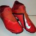 Nike Shoes | Nike Jr Phantom Vsn Elite Df Fg Mg Ao3289 600 Crimson Soccer Cleats Size 6y | Color: Black/Red | Size: 6b