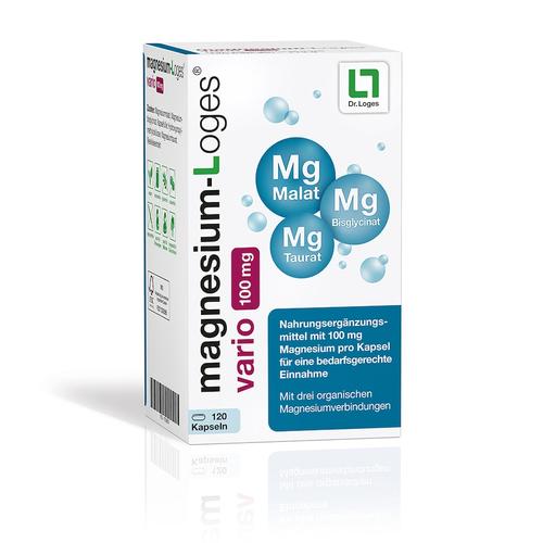 Dr. Loges – MAGNESIUM-LOGES vario 100 mg Kapseln Mineralstoffe