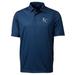 Men's Cutter & Buck Navy Kansas City Royals Pike Double Dot Print Stretch Polo