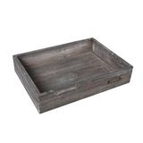 Loon Peak® Charliann Solid Wood Paper Organizer Tray in Gray | 2.8 H x 13.5 W x 9.9 D in | Wayfair CBD43F7ABC2245BB8154479B87652691