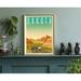 Trinx South Dakota Retro Style State Travel Poster, Vintage Unframed Print, Home & Office Wall Art Paper | 14 H x 11 W x 0.35 D in | Wayfair