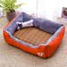 Tucker Murphy Pet™ Pet Nest Sleep House Comfortable Bed Dog Nest Cat Nest Four Seasons Soft Egg Tart Nest in Orange/Gray/Brown | Wayfair