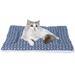 Tucker Murphy Pet™ Cat House Dog House Winter Small Dog Teddy Bear Pet Cat Dog Supplies Suede/Cotton in Blue | 5.9 H x 19.7 W x 11 D in | Wayfair