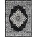 "5'3"" x 7'3"" Black Ivory Nourison Passion Area Rug - Nourison 99446018588"