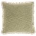 "Nicole Curtis Pillow Printed Stonewash Sage Throw Pillows 22""X22"" - Nourison 798019086916"