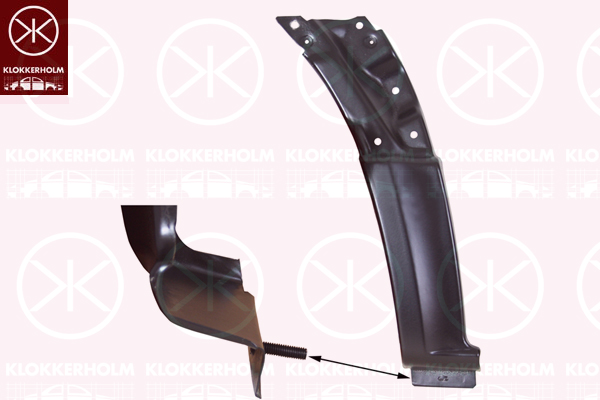 KLOKKERHOLM Kotflügel 3547331 vorne links für Mercedes VW Image
