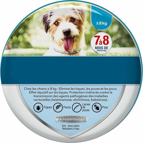 Anti-Floh- und Anti-Zecken-Halsband für kleine Hunde - Weniger als 8KG Thsinde