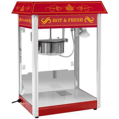Royal Catering - Retro Popcornmaschine Popcornmaker Popcornautomat 1500 w 5 kg/h rot Image