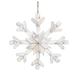 Sunset Vista Designs 416046 - White Wood Snowflake 14" (16123) Christmas Wall Decor