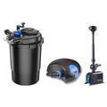 Sunsun - Kit pro cpf fino a 4000 litri con filtro pressurizzato, uv-c, pompa professionale e giochi