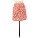 Shein Casual Mini Skirt Mini: Orange Bottoms - Women's Size Small