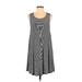 American Eagle Outfitters Casual Dress - A-Line Scoop Neck Sleeveless: Black Print Dresses - Women's Size X-Small