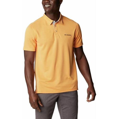 COLUMBIA-Herren-Oberteil-Nelson Point™ Polo, Größe XL in Braun