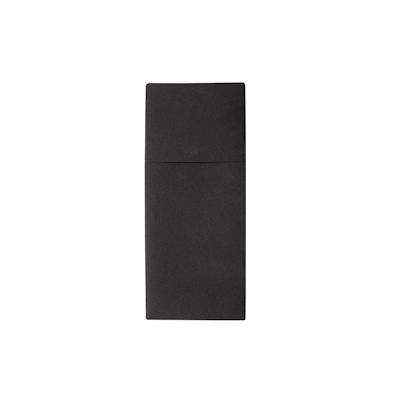 Starpak 100 Bestecktaschen, Airlaid 40 cm x 48 cm schwarz "Premium" mit Besteckfalz