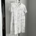 Madewell Dresses | Madewell Classic Grey Tye-Die T-Shirt Dress, Worn Once | Color: Gray/White | Size: Xs
