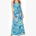 Lilly Pulitzer Dresses | Lilly Pulitzer Marlissa Maxi Beckon Blue Palm Passage | Color: Blue | Size: Xs