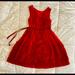 Anthropologie Dresses | Anthropologie Dress With Rosettes And Fitted Tube Underneath Sheer Material. | Color: Red | Size: 4