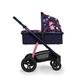 Cosatto Wow 2 Travel System - Birth to 25kg, Compact Fold, Inc Carrycot, Puncture Proof Tyres & Raincover (Dalloway)