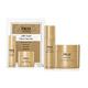 PRAI Beauty 24K Gold Golden Glow Day Set - Wrinkle Repair Serum (15ml) & Wrinkle Repair Crème (30ml) - Daily Anti-Wrinkle Firming Face Cream, Defying Skin Aging and Sun Damage