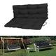 Outdoor Bench Cushion with Backrest Pad,Waterproof Garden Swing 2 3 Seater Seat&Back Cushion,Hammock Cushion Cover,Wooden Chair Pallet Cushion