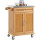 Sobuy - Desserte Chariot de cuisine de service roulant, Meuble Armoire de rangement cusine sur