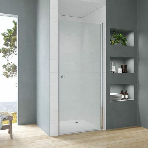 Duschtür Glas in Nische Nischentür rahmenlose Pendeltür Schwingtür Drehtür barrierefreie Dusche