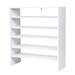 3 in 1 Shoe Rack 3 PCS 2 Tier Shoe Organizer Wood Storage Shelves