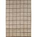 Modern Checkered Gabbeh Kashkoli Area Rug Hand-knotted Wool Carpet - 5'0" x 6'6"