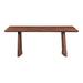 Aurelle Home Seleana Solid Walnut Rectangular Dining Table