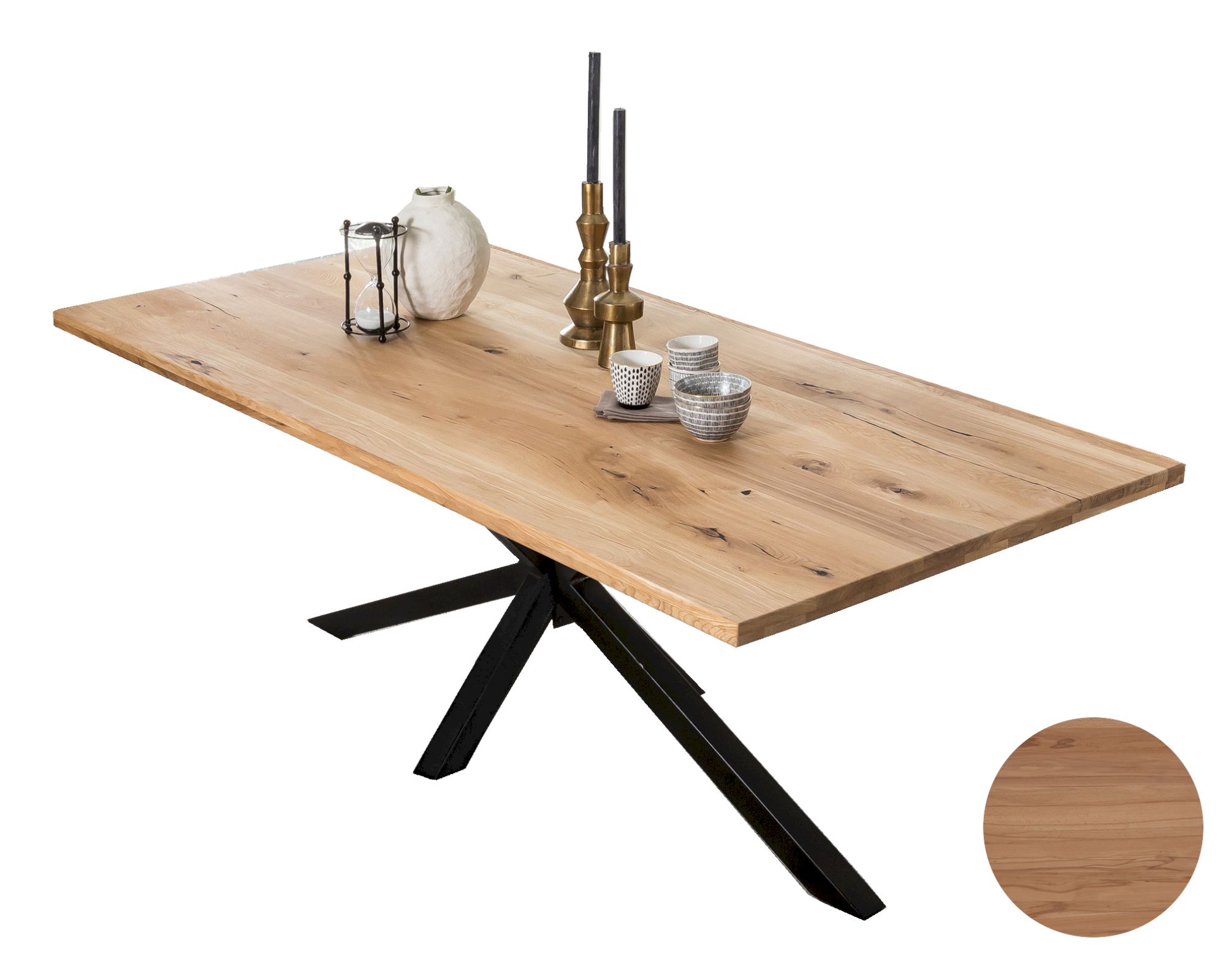 SIT Tops & Tables Tischplatte Wildeiche Tischplatte 180x100 cm Image