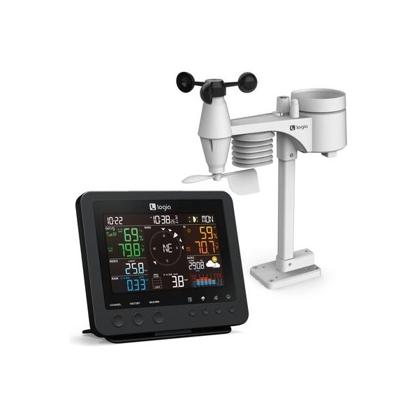 logia-7-in-1-weather-station-indoor-outdoor-weather-monitoring-system,-temperature-humidity-wind-speed-direction-rain-uv---more-|-wayfair-lowsc710b/
