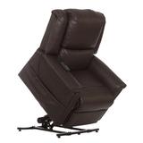 Wildon Home® Huggard Power Lift Lay-Flat Recliner w/ Disinfect-able PU Fabric Faux Leather in Black | 46 H x 36 W x 39 D in | Wayfair
