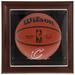 "Cleveland Cavaliers Brown Framed Wall-Mounted Basketball Display Case"