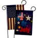 The Holiday Aisle® Paren Fireworks July 4Th Americana Fourth of Impressions Decorative 2-Sided 19 x 13 in. Garden Flag in Red/Blue | Wayfair