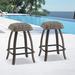 Bayou Breeze Statesville 29” Patio Bar Stool in Brown | 29.3 H x 18.3 W x 18.3 D in | Wayfair 09CA0B6CDCFC4C23952489861C94F341