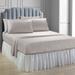 6-pc. Microfiber Bedtite™ Damask Stripe Sheet Set by BrylaneHome in Grey (Size FULL)