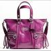 Coach Bags | Coach Poppy Daisy Liquid Gloss Pocket Tote F20047 | Color: Pink/Silver | Size: Os