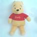 Disney Toys | Disneys Winnie The Pooh Bear Red Shirt Plush 22" | Color: Red | Size: 22"
