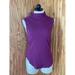 Free People Tops | Free People Turtleneck Sleeveless Tank Top Purple Pullover Curved Hem Size Xs | Color: Purple | Size: Xs